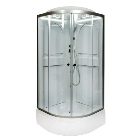 Душевая кабина DTO L 590 LED+GM 90x90 с гидромассажем Душевая кабина DTO L 590 LED+GM 90x90 с гидромассажем