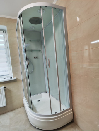 Душевая кабина Frank F412/1L White 120x80