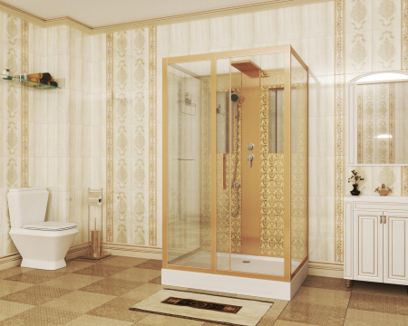 Душевая кабина Niagara Luxe NG-7711GBK 90x120