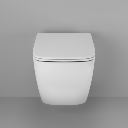 Унитаз Grossman Thin Rim GR-5603S (520х365х345) тонкий ободок,белый с тонкой крышкой,микролифт,1 место