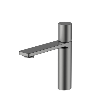 Смеситель для раковины Vincea Vogue VBF-4V3GM, однорычажный, вороненая сталь