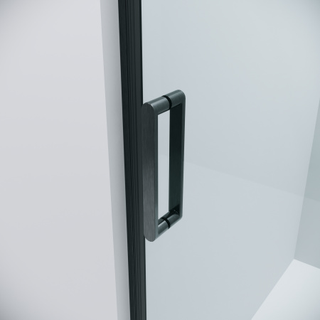 Душевая дверь в нишу Grossman Classic 100.K33.04.160.42.00 (160х195) графит сатин,стекло прозрачное,раздвижная, 1 место