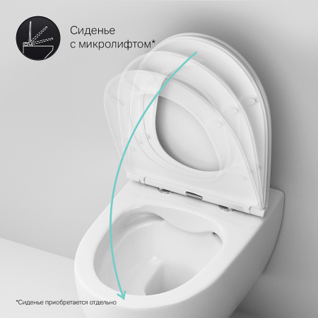 Комплект унитаза с инсталляцией AM.PM Awe FlashClean IS47001.111700 с сиденьем Микролифт и Белой клавишей смыва