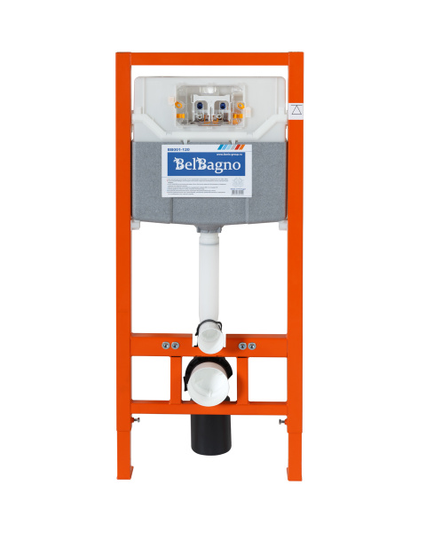 Инсталляция BelBagno BB002-80/BB007-PR-NERO.M с кнопкой смыва Черный