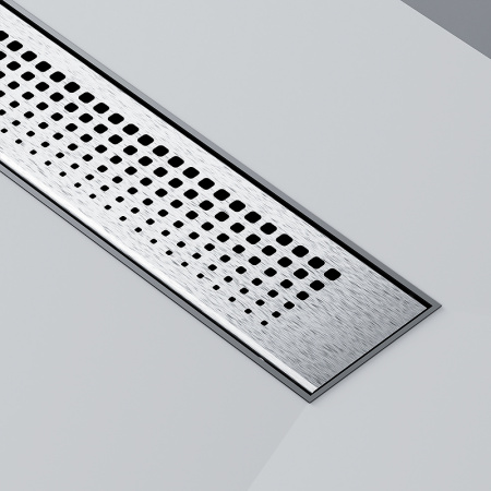 Трап для душа Am.Pm PrimeFlow 50 W02SC-P11-050-01SB с решеткой Хром матовый Cut Gradient