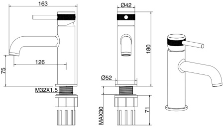 Смеситель Allen Brau Priority 5.31001-00 хром