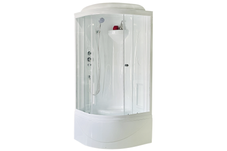 Душевая кабина Royal Bath 90BK1-T (прозрачное) 90x90x217