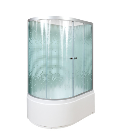 Душевая кабина DTO L 920 R N с гидромассажем 120x80