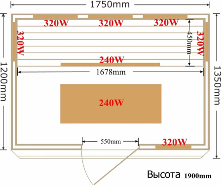 Сауна SaunaMagic Classic CS Medium