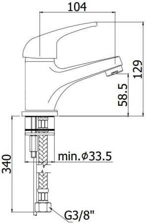 Смеситель Paffoni Apollo APM071CR