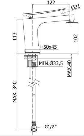 Смеситель Paffoni Elys ELY071CR