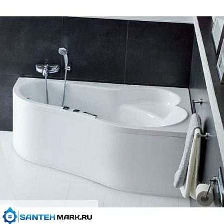 Акриловая ванна Santek Ибица 150x100 R