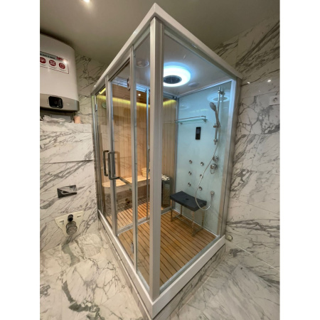 Душевая кабина с сауной Frank F-907 L 170x120