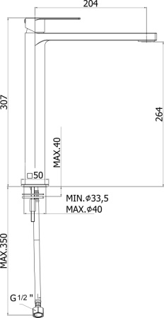 Смеситель Paffoni Tango TA081CR