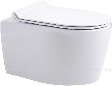 Унитаз Aquanet Smart W Tornado с сиденьем (Soft Close-SLIMSEAT) подвесной (332172)