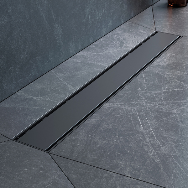 Трап для душа Am.Pm PrimeFlow 60 W02SC-U11-060-04BM с Черной матовой решеткой / под плитку Tile