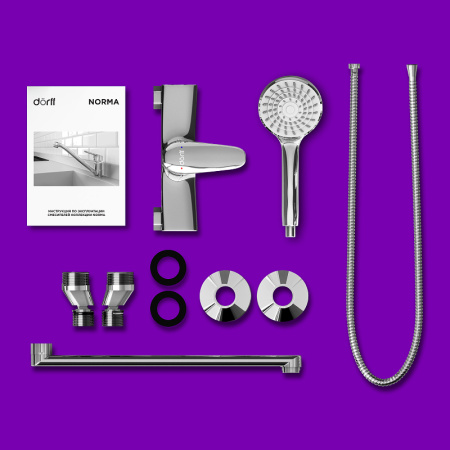 Смеситель для ванны Dorff Ultra D5095000 универсальный Хром Смеситель для ванны Dorff Ultra D5095000 универсальный Хром