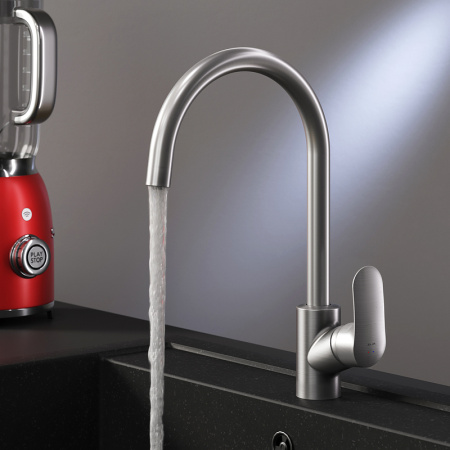 Смеситель для кухонной мойки AM.PM Like F8007711 Сатин