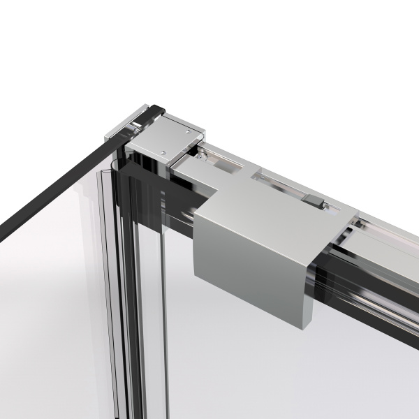 Душевой уголок Vincea Stella VSR-1ST9012CLGM, 1200*900, вороненая сталь, стекло прозрачное