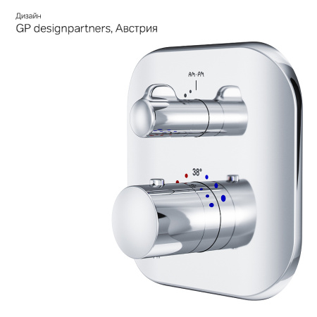 Смеситель для душа AM.PM Sensation F3075600 с термостатом Хром