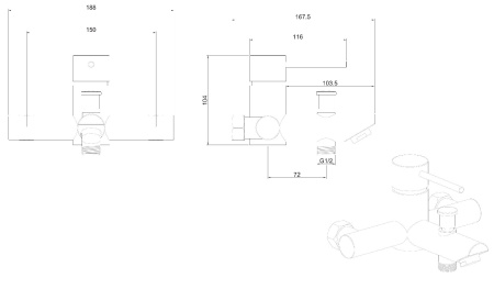 Смеситель Allen Brau Glority 5.51003-00 хром