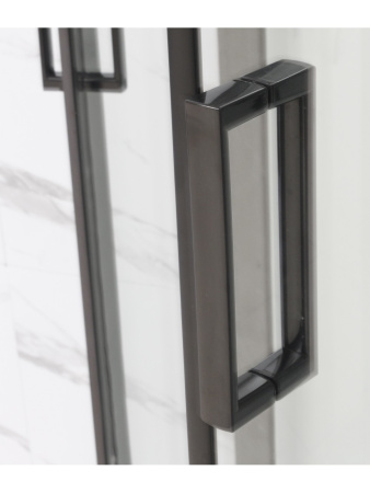 Душевая кабина Frank Frank F412/1L Black 120x80