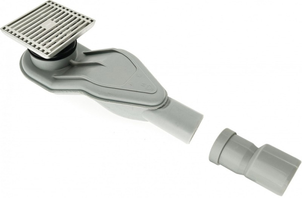 Трап для душа Esbano BOX 100*100 матовый хром