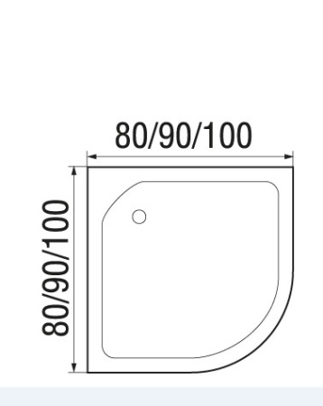 Душевая кабина River Nara Light 90/15 MT Душевая кабина River Nara Light 90/15 MT