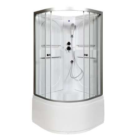 Душевая кабина DTO L 690 N LED 90x90 с подсветкой