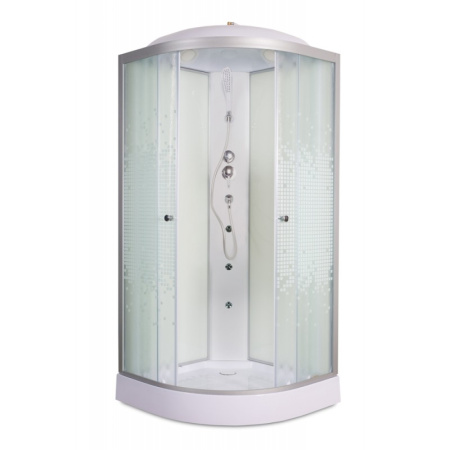 Душевая кабина DTO L 908 с гидромассажем 80x80