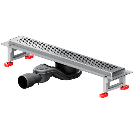 Трап для душа Am.Pm MasterFlow 50 W01SC-P11-050-01SB с решеткой Хром матовый Cut Gradient