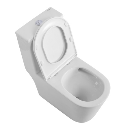 Унитаз BelBagno TRE-TOR BB673CP-MN-TOR/SC со смывом "Торнадо", с сиденьем дюропласт soft close, P-trap