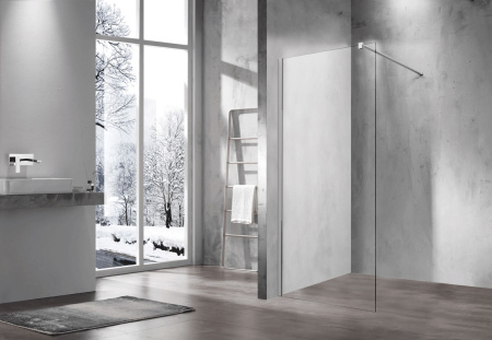 Душевая перегородка Vincea Walk-In VSW-1H110CL,1100*2000, хром, стекло прозрачное