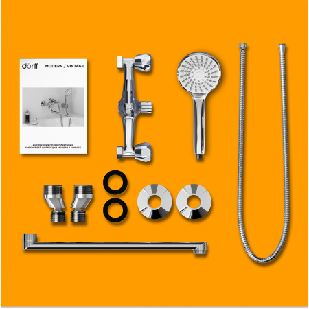 Смеситель для ванны Dorff Modern D7095000 универсальный Хром