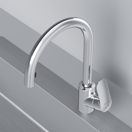 Смеситель для кухонной мойки AM.PM Like F8012000 Хром