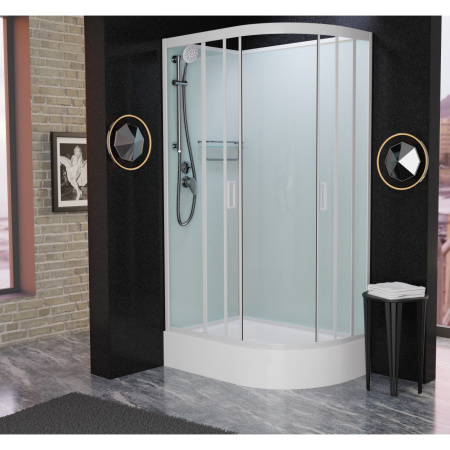 Душевая кабина Frank F412/1L White 120x80 Душевая кабина Frank F412/1L White 120x80