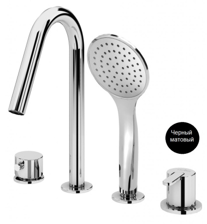 Смеситель для ванны CEZARES LEAF-BVDM4-NOP Смеситель для ванны CEZARES LEAF-BVDM4-NOP