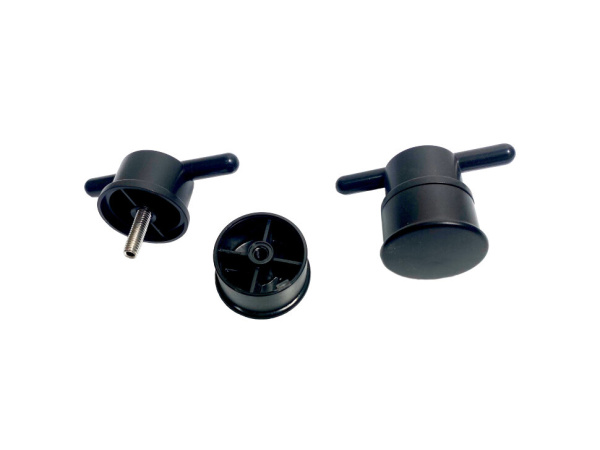 Душевой уголок SanDav Альфа-Блэк, 90*90, 1/4 круга, КН (Щ0000053249) без поддона