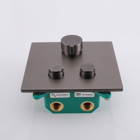 Смеситель для душа Vincea VSCV-421GM двухфункциональный, вороненая сталь Смеситель для душа Vincea VSCV-421GM двухфункциональный, вороненая сталь