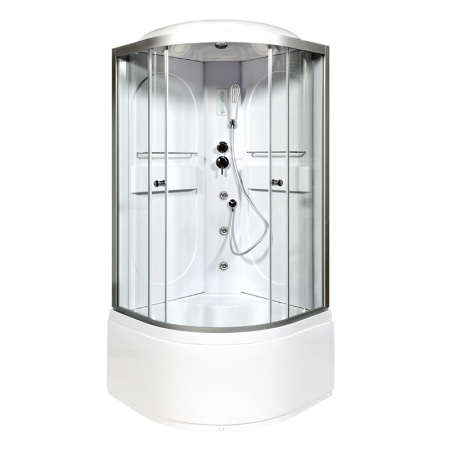 Душевая кабина DTO L 680 GM+EL 80x80 с гидромассажем и электрикой