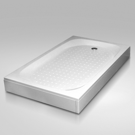 Поддон для душа RGW LUX/TN /Прямоуг Ø60  (FW5-8) (открыт.)/90*100*3,5 (сифон, экраны приобретаются отдельно)