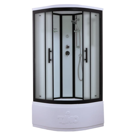 Душевая кабина Timo Standart T-6600 Black 100x100