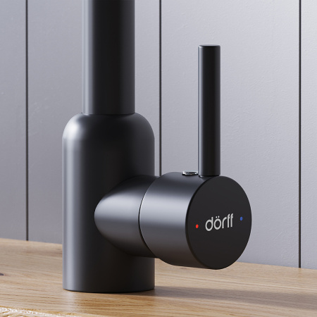 Смеситель для кухонной мойки Dorff Logic D3007022 Черный Смеситель для кухонной мойки Dorff Logic D3007022 Черный