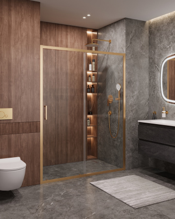 Душевая дверь в нишу CEZARES MOLVENO-BF-1-160-C-BORO-IV