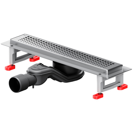 Трап для душа Am.Pm MasterFlow 40 W01SC-P11-040-01SB с решеткой Хром матовый Cut Gradient