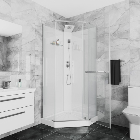 Душевая кабина Ceruttispa Chika 90T без крыши Душевая кабина Ceruttispa Chika 90T без крыши