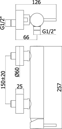Смеситель Paffoni Light LIG168NO