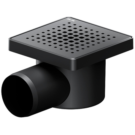 Трап для душа Am.Pm PrimeFlow 10 W02BD-P11-010-01BM с Черной матовой решеткой Cut Gradient