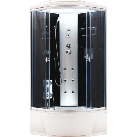 Душевая кабина Aquacubic 3302А grey black