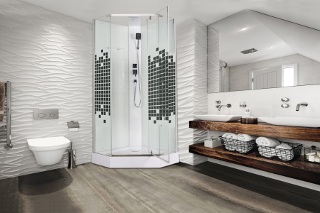 Душевая кабина Ceruttispa Chika без крыши Душевая кабина Ceruttispa Chika без крыши